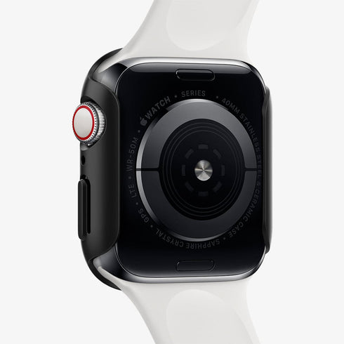 ACS05458 - Apple Watch Ultra (Apple Watch (49mm)) Case Thin Fit in black showing the front